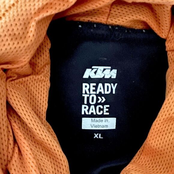 Women’s KTM Long Sleeve Outerwear Top (high neck with air holes). Size XL. - Picture 5 of 5